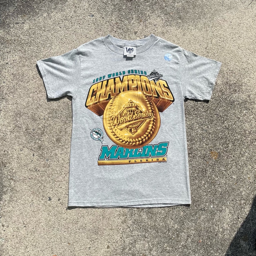 Vintage 1997 Florida Marlins World Series Champions MLB Shirt
